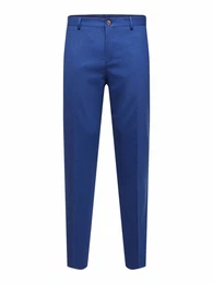 Bgelfaltenhose 'SLHNeil' royalblau