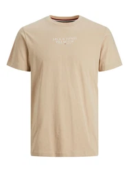 Jack & Jones T-Shirt JPRArchie JPRBLUARCHIE (1-tlg) sand/hellrot/wei