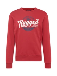 Sweatshirt marine / dunkelrot / wei