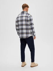SELECTED HOMME Jacke Pan nachtblau/gelb/weiß