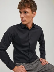 Jack & Jones Langarmhemd JPRBLAParker schwarz