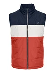 Only & Sons Weste MELVIN navy/rot/offwhite