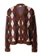 LEVI'S  Kardigan 'Gallery Cardigan'  béžová / hnědá / černá