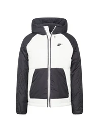 Jacke dunkelgrau / weiß