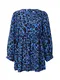 Part Two Bluza 'Valina'  modra / svetlo modra / orhideja / črna