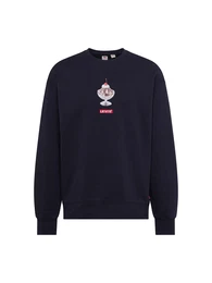 LEVI'S Sweatshirt 'Relaxd Graphic Crew' mischfarben / schwarz