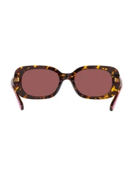 COACH Sonnenbrille cognac / fuchsia / schwarz