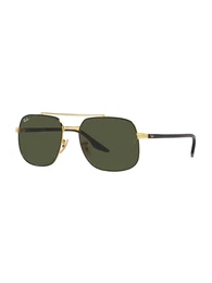 Sonnenbrille '0RB369956001/51' gold / grn / schwarz