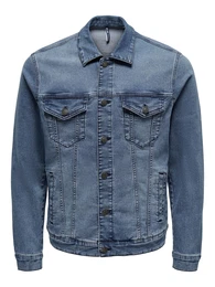 Jacke 'Coin' blue denim
