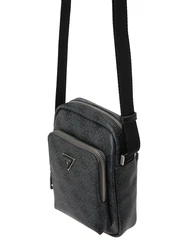 GUESS Umhängetasche 'Vezzola' graphit/schwarz