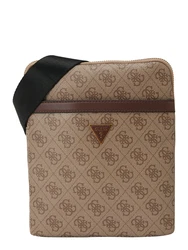 GUESS Umhängetasche Vezzola dunkelbeige/braun/gold