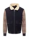 COLOURS & SONS Jacke beige / rot / schwarz / weiß