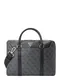 GUESS Laptoptasche 'Vezzola' dunkelgrau / schwarz / silber