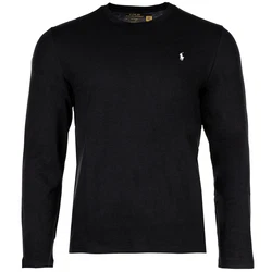 Polo Ralph Lauren Schlafshirt Langarmshirt LS CREW-SLEEP-TOP schwarz/wei