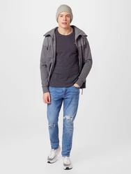 LEVI'S T-Shirt Original Housemark Tee anthrazit/rot/weiß
