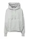 Nike Sportswear Mikina 'PHOENIX FLEECE' šedý melír / bílá Nike Sportswear Mikina 'PHOENIX FLEECE' šedý melír / bílá
