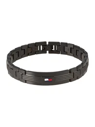 Armband navy / rot / schwarz / weiß