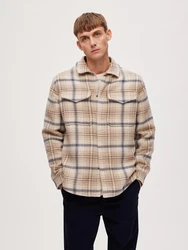 SELECTED HOMME Jacke Pan beige/sand/grau