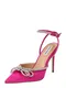 STEVE MADDEN Cipele s potpeticom i otvorenom petom  ciklama / srebro