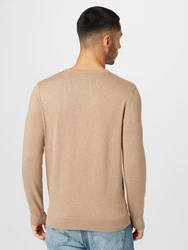 TOM TAILOR Pullover hellbraun