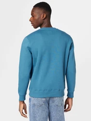 ALPHA INDUSTRIES Sweatshirt hellblau/weiß