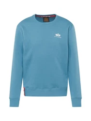 ALPHA INDUSTRIES Sweatshirt hellblau/weiß