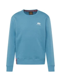 Sweatshirt hellblau / wei
