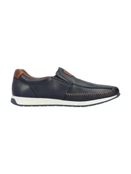 Rieker Mokassin Slipper Sommerschuh marine/braun