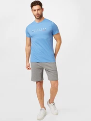TOMMY HILFIGER T-Shirt 'New York' marineblau / hellblau / rot / weiß