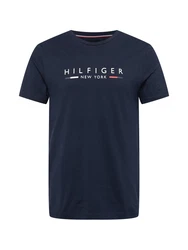 TOMMY HILFIGER T-Shirt 'New York' marineblau/rot/weiß