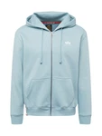 ALPHA INDUSTRIES Sweatjacke hellblau/weiß