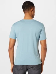 ALPHA INDUSTRIES T-Shirt hellblau/weiß