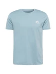 ALPHA INDUSTRIES T-Shirt hellblau/weiß