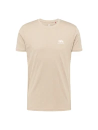 T-Shirt sand / wei