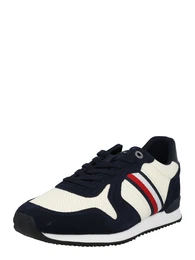 Sneaker kitt / navy / rot / weiß