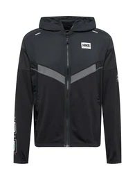 Sportjacke schwarz / weiß