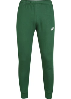 Nike Sportswear Hose 'Club Fleece' dunkelgrn/wei Nike Sportswear Hose 'Club Fleece' dunkelgrn/wei