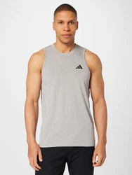ADIDAS PERFORMANCE Sporttop 'Train Essentials Feelready' graumeliert/schwarz