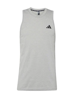 ADIDAS PERFORMANCE Sporttop 'Train Essentials Feelready' graumeliert/schwarz