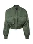 Tamnozelene bomber jakne image