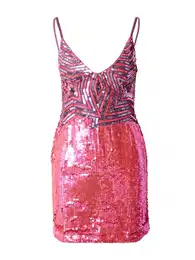 Koktejlové šaty fialová / pink