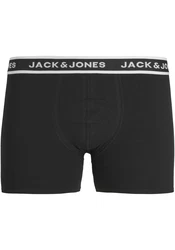 JACK & JONES Boxershorts JACSOLID BOXER BRIEFS 3 PACK NOOS schwarz/wei