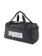PUMA Sportovní taška  černá / bílá