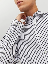 Jack & Jones Hemd Bill schwarz/weiß