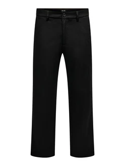 Only & Sons Hose 'Edge' schwarz