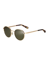 Brille braun / hellbraun / gold