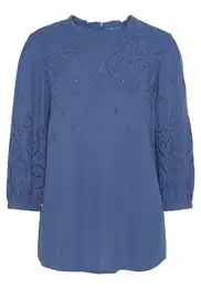 Bluza safirno plava