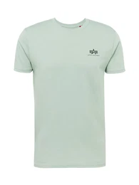 T-Shirt pastellgrn / dunkelgrn