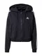 ADIDAS SPORTSWEAR Športna jopa na zadrgo 'Essentials 3-Stripes French Terry '  črna / bela
