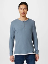 Key Largo Shirt 'SANDRO' rauchblau/einfarbig (MSW00161)